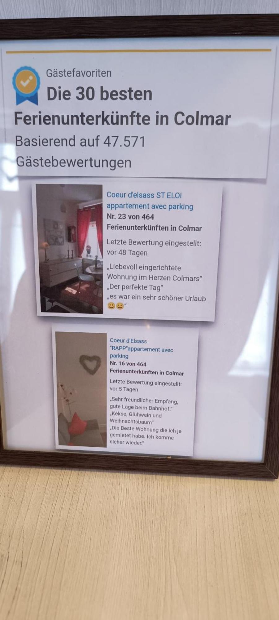 "Coeur D'Elsass St Eloi Centre Ville Avec Parking Colmar Eksteriør billede